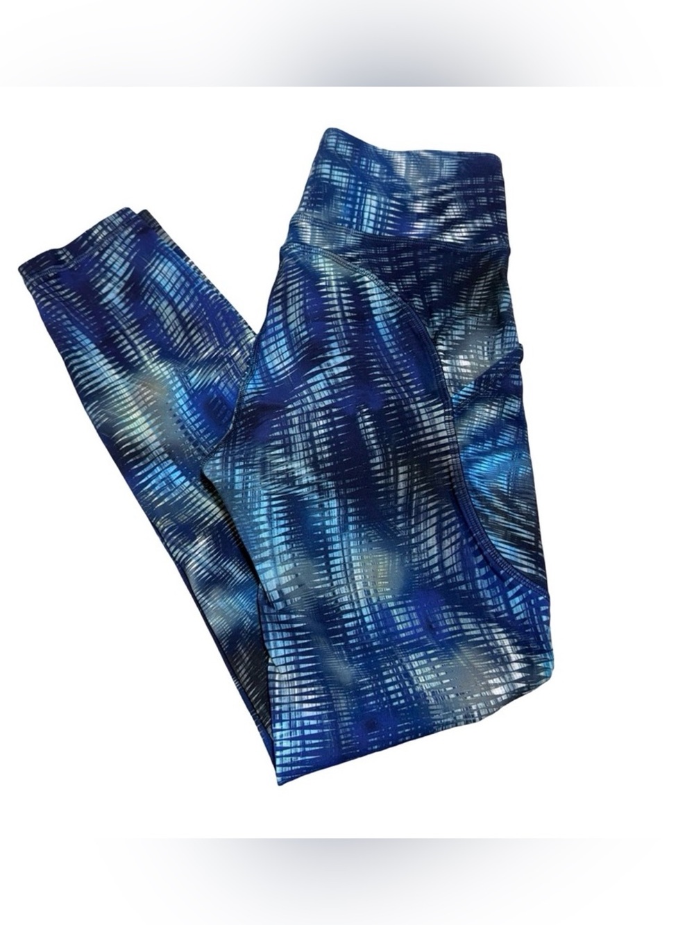 Lululemon wunder under women’s leggings size 4 space die camo blue